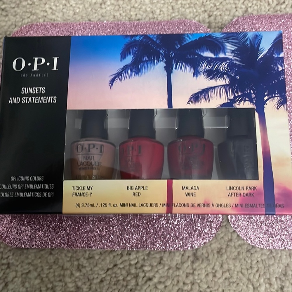 OPI iconic colors Sunsets and Statements